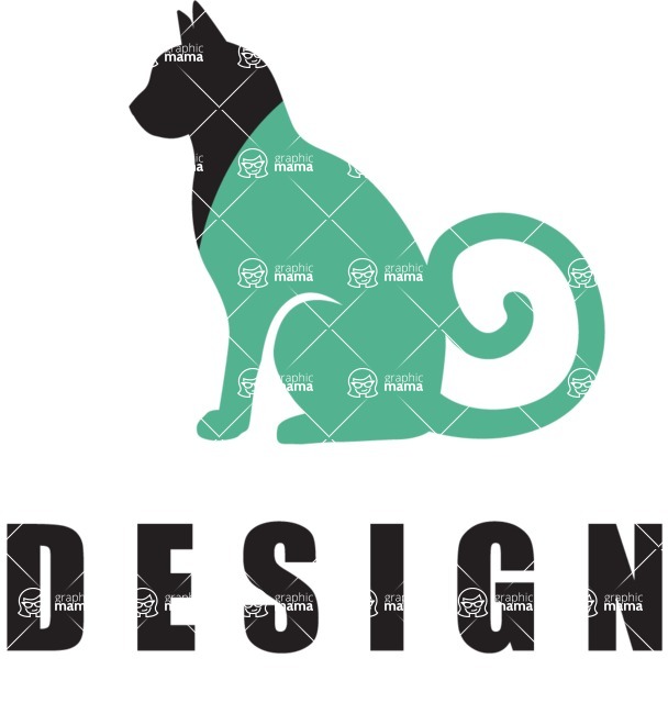 Business Logo Templates - vector graphics in a pack from GraphicMama - Design Company Logo Design with Cat